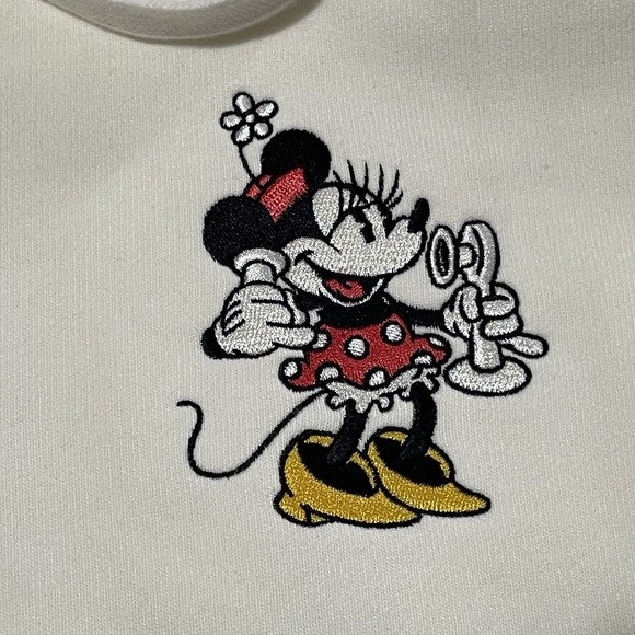 Levis Disney Sweatshirt Hoodie Adult XL Ivory Mickey Minnie Heavy Pullover NEW - Picture 14 of 16